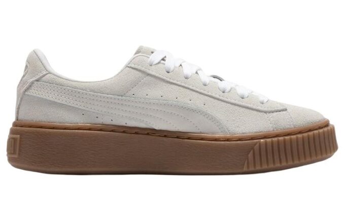 (WMNS) Suede Platform Core L «Whisper White»