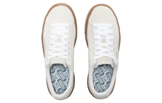 (WMNS) Suede Platform Core L «Whisper White»