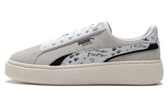 (WMNS) Suede Platform Draw «Grey White»