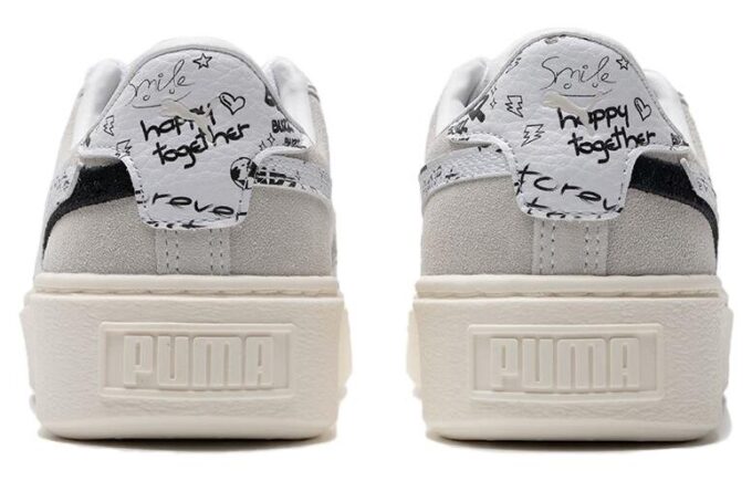 (WMNS) Suede Platform Draw «Grey White»