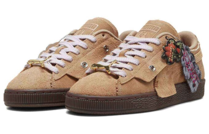 (WMNS) Suede x X-Girl «Almendra tostada»