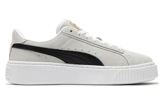 (WMNS) SuedePlatform «Blanco y Negro»