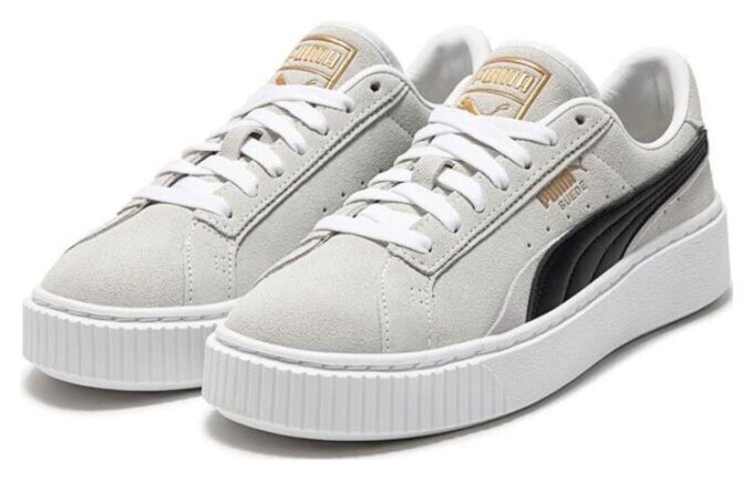 (WMNS) SuedePlatform «Blanco y Negro»