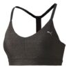 (WMNS) Sujetador de entrenamiento de bajo impacto con tirantes «Negro»