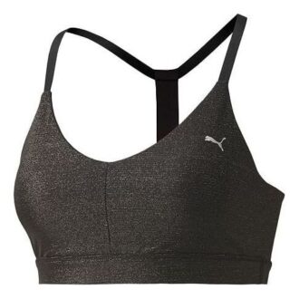 (WMNS) Sujetador de entrenamiento de bajo impacto con tirantes «Negro»