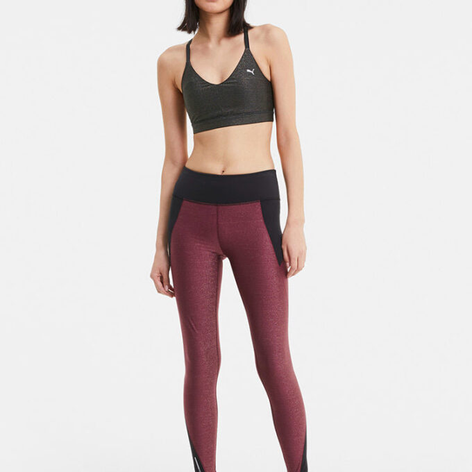 (WMNS) Sujetador de entrenamiento de bajo impacto con tirantes «Negro»