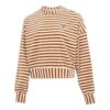 (WMNS) Suéter de punto a rayas «Beige»