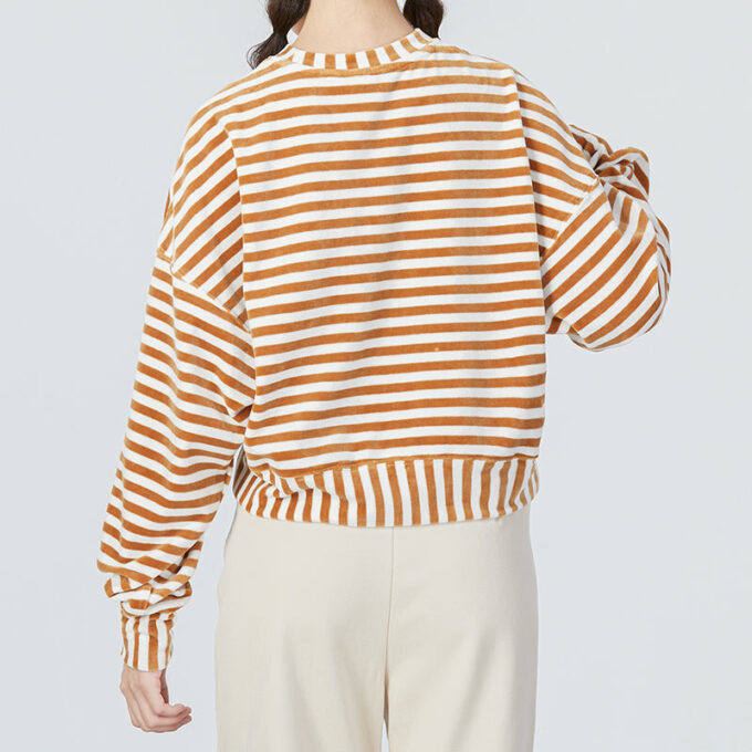 (WMNS) Suéter de punto a rayas «Beige»