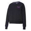 (WMNS) Suéter deportivo con cuello redondo «Negro Morado»