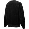 (WMNS) Suéter deportivo de cuello redondo con bolsillo y cremallera en colores contrastantes «Negro»