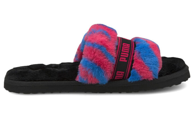 (WMNS) Tobogán Fluff «Salvaje – Morado Remolacha»
