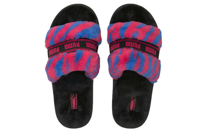 (WMNS) Tobogán Fluff «Salvaje – Morado Remolacha»