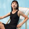 (WMNS) Traje de baño de una pieza «Negro»