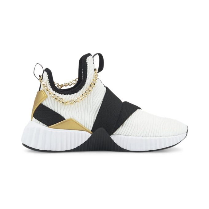 (WMNS) x Baby Phat Defy Mid «Blanco, Negro y Dorado»