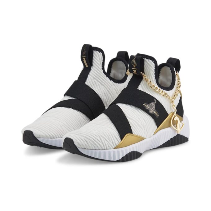 (WMNS) x Baby Phat Defy Mid «Blanco, Negro y Dorado»