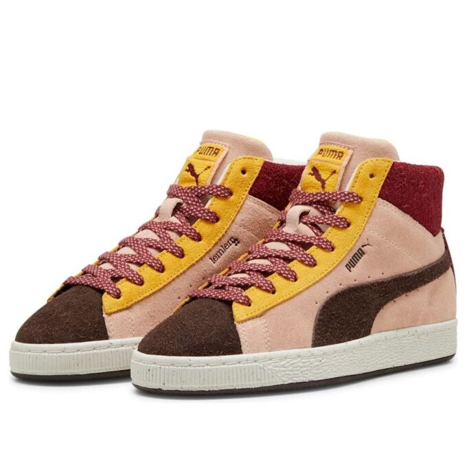 (WMNS) x lemlem Suede Mid «Cuarzo rosa chocolate oscuro»