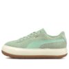 (WMNS) Zapatillas de gamuza Mayu «Verde Crema Blanco»