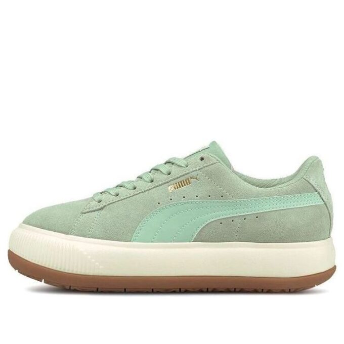 (WMNS) Zapatillas de gamuza Mayu «Verde Crema Blanco»