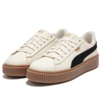 (WMNS) Zapatillas de plataforma de baloncesto de lona «Beige Negro»