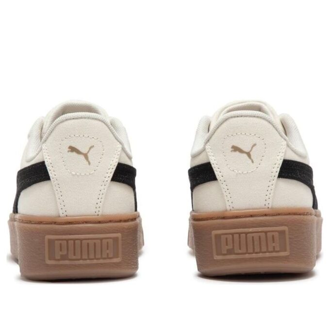 (WMNS) Zapatillas de plataforma de baloncesto de lona «Beige Negro»