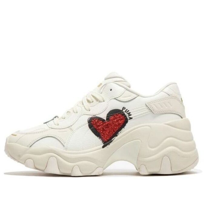 (WMNS) Zapatillas Pulsar Wedge CN Heart «Blanco y rojo»