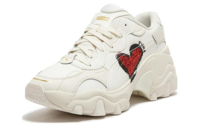 (WMNS) Zapatillas Pulsar Wedge CN Heart «Blanco y rojo»