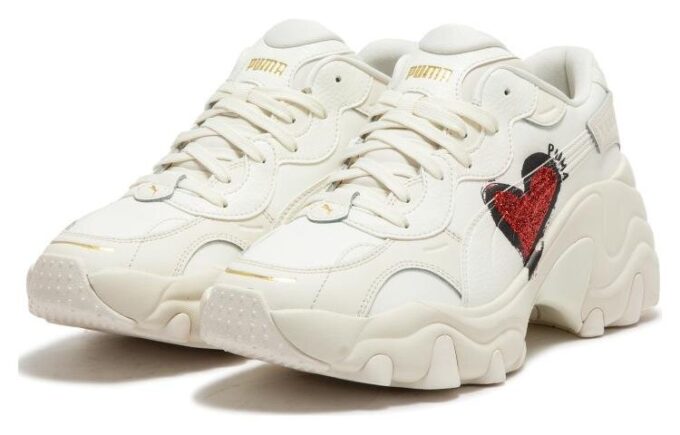 (WMNS) Zapatillas Pulsar Wedge CN Heart «Blanco y rojo»