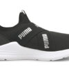 (WMNS) Zapatillas sin cordones con cable «Negro Plata»