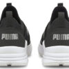 (WMNS) Zapatillas sin cordones con cable «Negro Plata»