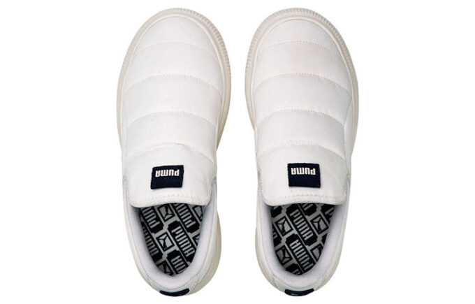(WMNS) Zapatillas sin cordones Mayu de lona y ante «White Marshmallow»