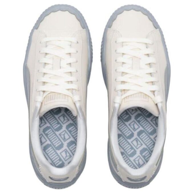 (WMNS) Zapatos de plataforma de baloncesto «Blanco perla azul»