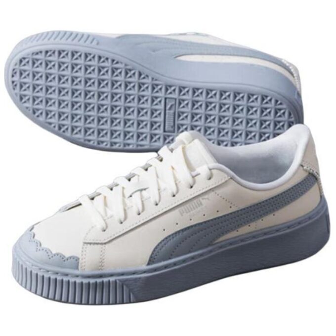 (WMNS) Zapatos de plataforma de baloncesto «Blanco perla azul»