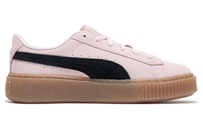 (WMNS) Zapatos de plataforma de gamuza «Rosa, negro y chicle»