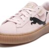(WMNS) Zapatos de plataforma de gamuza «Rosa, negro y chicle»