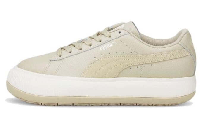 (WMNS) Zapatos de skate casuales de caña baja tonal Mayu de gamuza color caqui