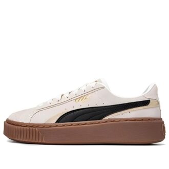 (WMNS) Zapatos de skate con plataforma «Crema, negro y marrón»