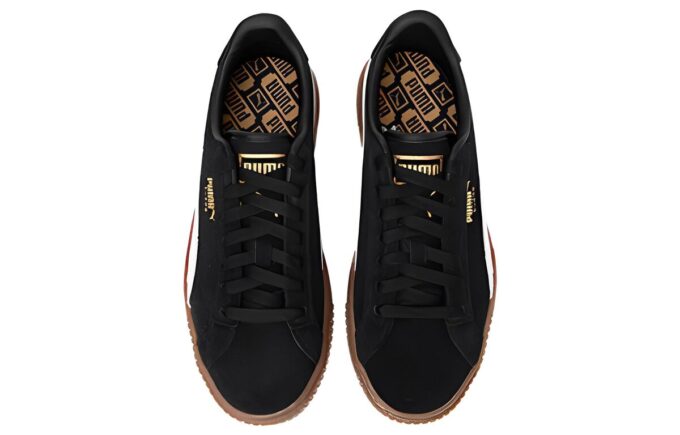 (WMNS) Zapatos de skate con plataforma «Negro, blanco y marrón»