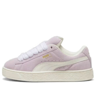Zapatilla de ante XL «Rosa y Blanca»