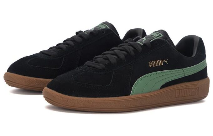 Zapatillas Army Trainer de ante «negras»