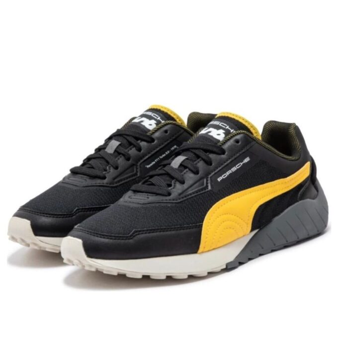 Zapatillas bajas antideslizantes PUMA x Porsche «Negro Amarillo»