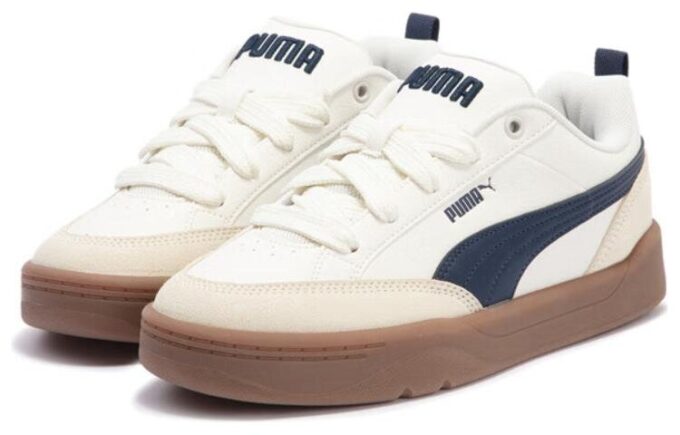 Zapatillas bajas clásicas «Blanco Azul Marino»