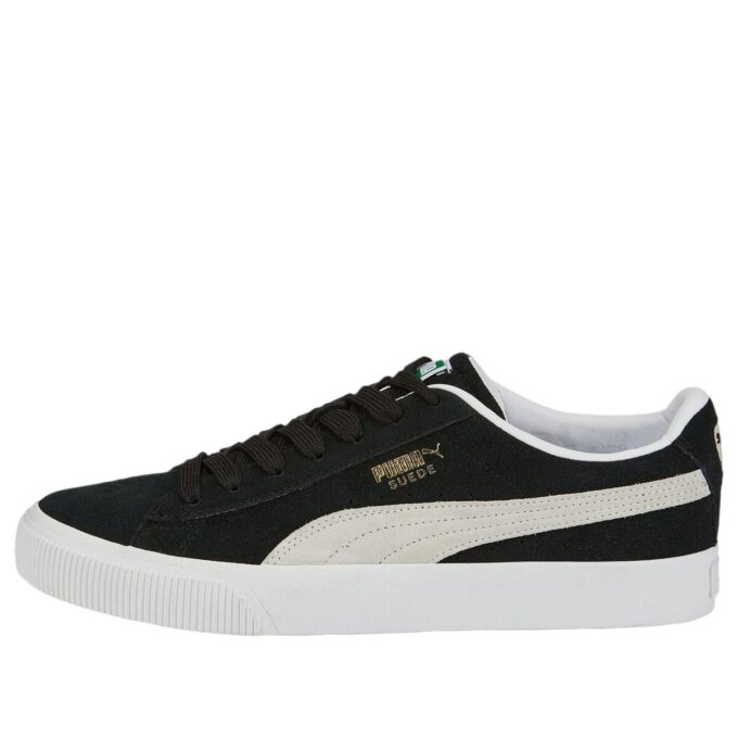 Zapatillas clásicas de ante «Negro y blanco»