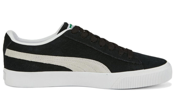 Zapatillas clásicas de ante «Negro y blanco»