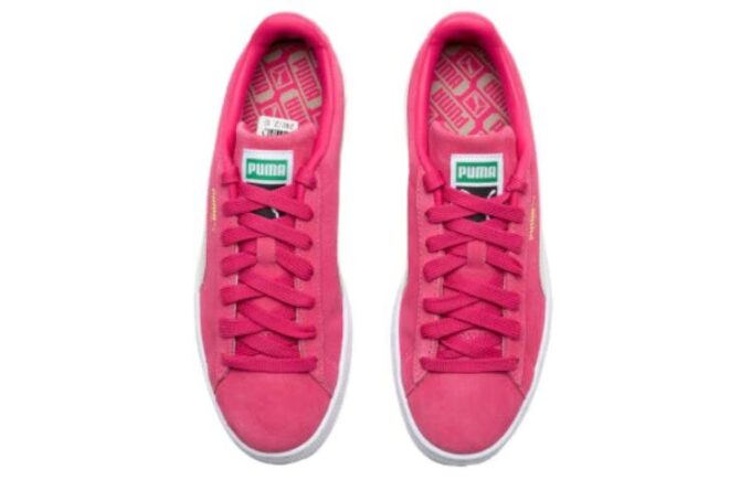 Zapatillas clásicas de ante XXI «rosa y blanco»
