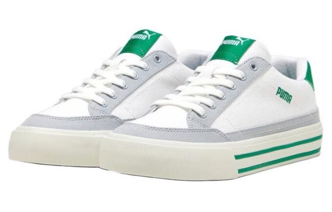 Zapatillas Court Classic Vulc «Blanco y verde»