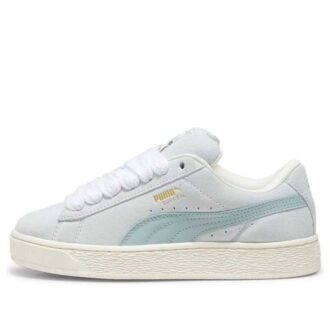 Zapatillas de ante XL «Azul Blanco»