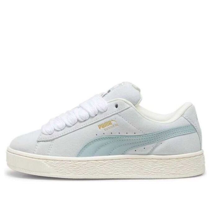 Zapatillas de ante XL «Azul Blanco»