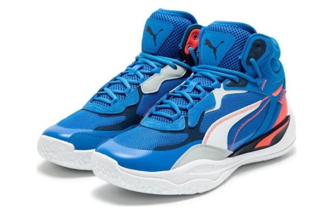 Zapatillas de baloncesto Playmaker Pro Mid «Azul»