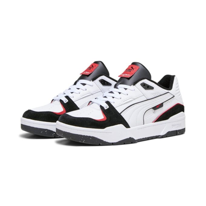 Zapatillas de baloncesto Slipstream Mix «Blanco, negro y rojo»