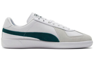 Zapatillas de deporte del ejército «Blanco y verde universitario»
